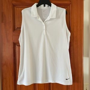 Nike DriFit Sleeveless Golf Shirt